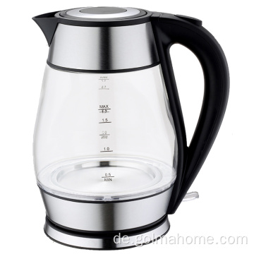 Wasserkocher 1.7L große Kapazität heißer Verkauf Superior Tea Glas Wasserkocher Wasserkocher